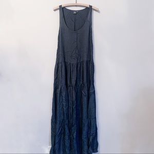 ASOS Tiered Black Maxi Dress *new*